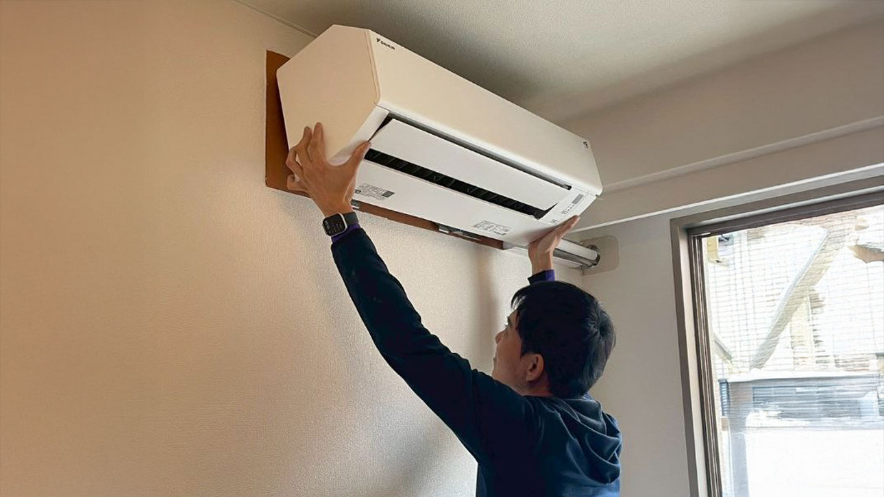 家庭用エアコン設置